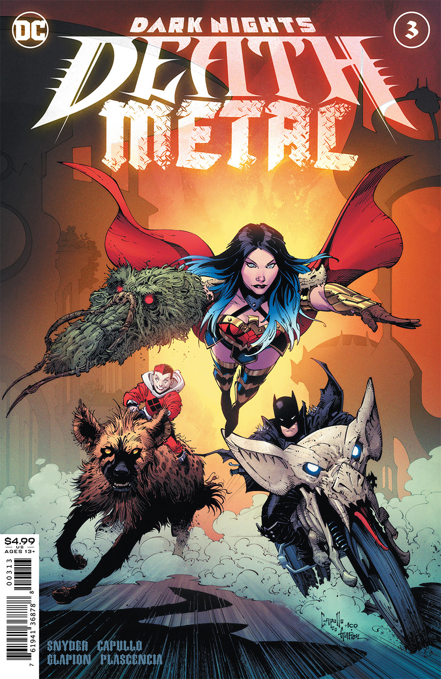 DARK NIGHTS DEATH METAL #3 (OF 6) 3RD PTG GREG CAPULLO VAR