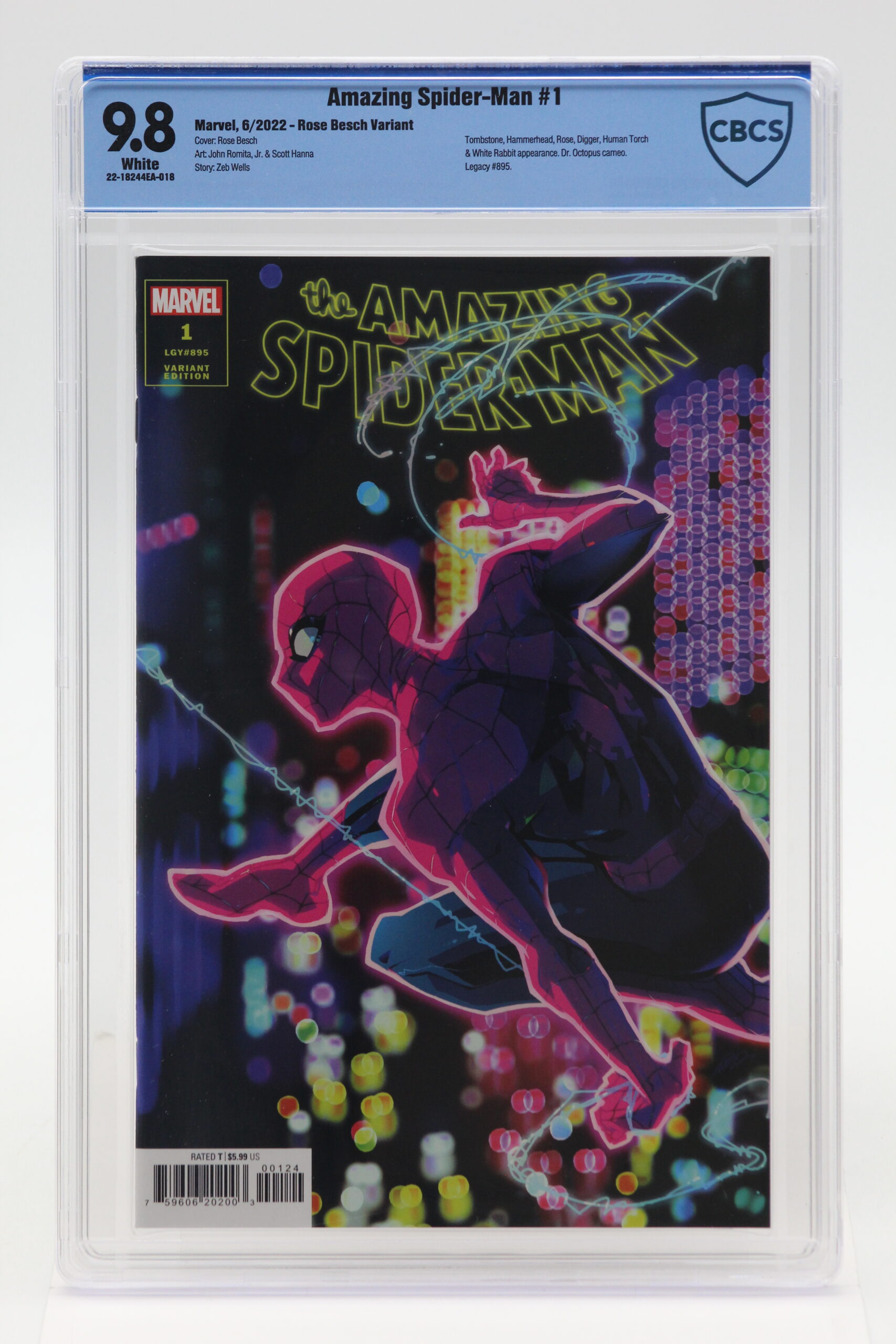 Amazing Spider-Man (2022) #1 CBCS  Rose Besch Variant – Duncanville  Bookstore Comics Toys and Games