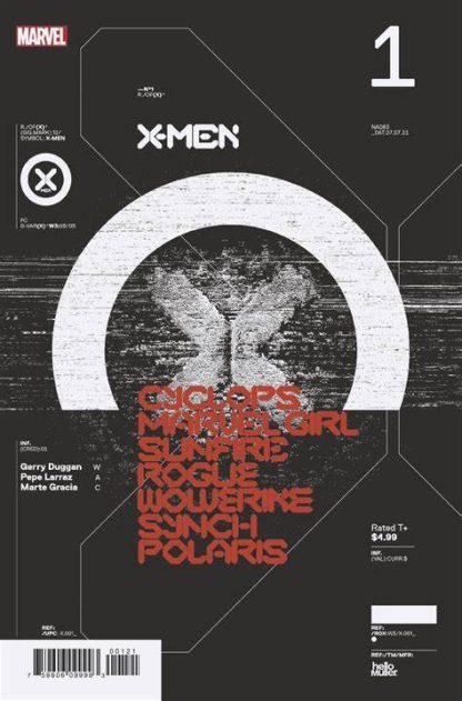 X-MEN, MULLER DESIGN VARIANT, 1 IN 10 RATIO, RATIO