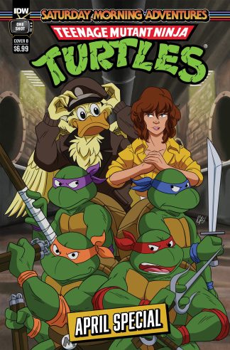 TEENAGE MUTANT NINJA TURTLES: SATURDAY MORNING ADVENTURES APRIL SPECIAL (2024) #1 CHRIS JONES VARIANT CVR B