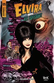 ELVIRA MEETS H.P. LOVECRAFT (2024) #5 ROBERT HACK VARIANT CVR C