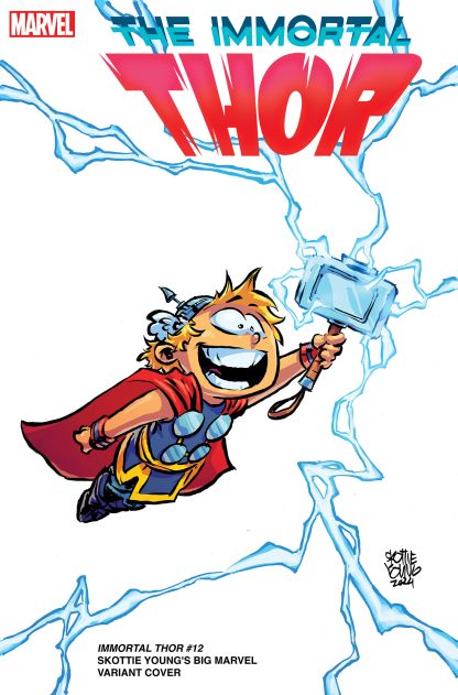 IMMORTAL THOR (2023) #12 SKOTTIE YOUNG BIG MARVELS VARIANT