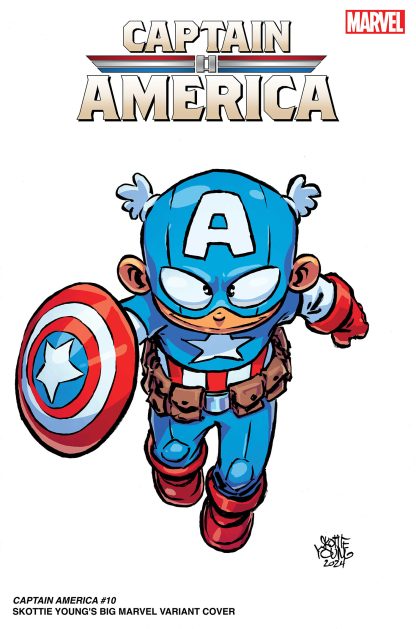 CAPTAIN AMERICA (2023) #10 SKOTTIE YOUNG BIG MARVELS VARIANT