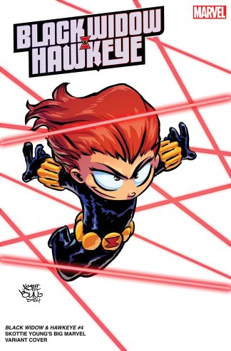 BLACK WIDOW & HAWKEYE (2024) #4 SKOTTIE YOUNG BIG MARVELS VARIANT