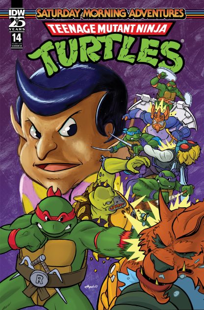 TEENAGE MUTANT NINJA TURTLES: SATURDAY MORNING ADVENTURES CONTINUED (2023) #14 TRAVIS HYMEL VARIANT CVR B