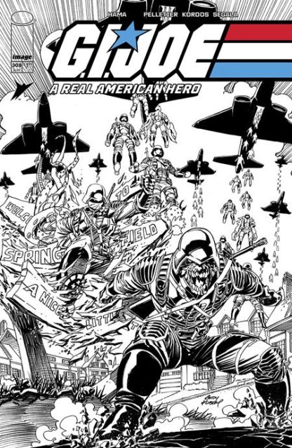 G.I. JOE: A REAL AMERICAN HERO (IMAGE) (2023) #308 ANDY KUBERT B&W VARIANT CVR B