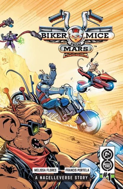 BIKER MICE FROM MARS (2024) #1 ROGER CRUZ B&W VARIANT CVR C