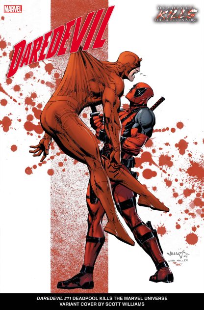 DAREDEVIL (2023) #11 SCOTT WILLIAMS DEADPOOL KILLS THE MARVEL UNIVERSE VARIANT