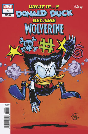 WHAT IF...? DONALD DUCK BECAME WOLVERINE (2024) #1 SKOTTIE YOUNG VARIANT