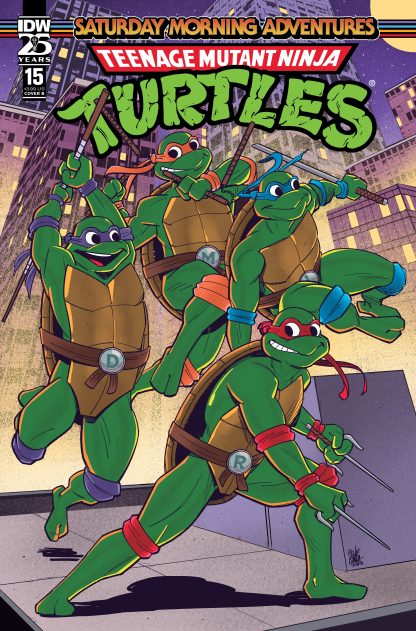 TEENAGE MUTANT NINJA TURTLES: SATURDAY MORNING ADVENTURES CONTINUED (2023) #15 FELIPE CUNHA VARIANT CVR B