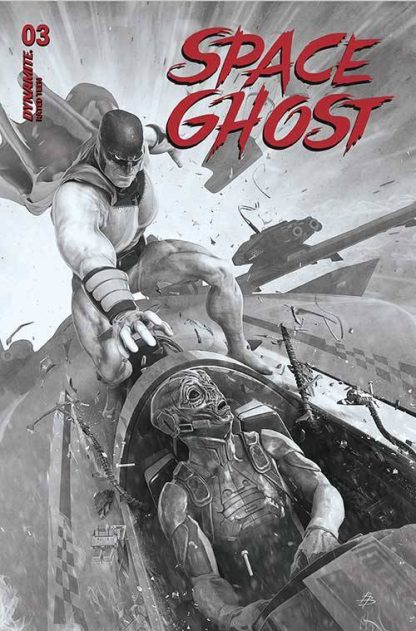 SPACE GHOST (2024) #3 BJÖRN BARENDS B&W VARIANT CVR U 1 IN 5