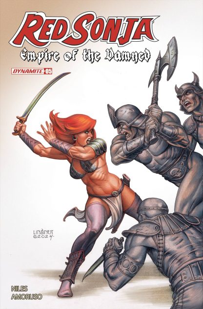 RED SONJA: EMPIRE OF THE DAMNED (2024) #5 JOSEPH MICHAEL LINSNER VARIANT CVR B