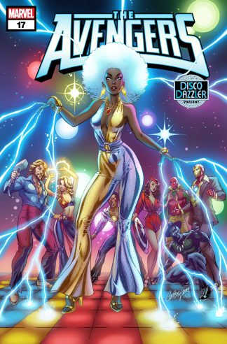 AVENGERS (2023) #17 J. SCOTT CAMPBELL DISCO DAZZLER VARIANT