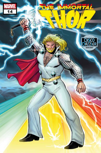 IMMORTAL THOR (2023) #14 LEE GARBETT DISCO DAZZLER VARIANT