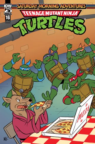 TEENAGE MUTANT NINJA TURTLES: SATURDAY MORNING ADVENTURES CONTINUED (2023) #16 MIKE KAZALEH VARIANT CVR B