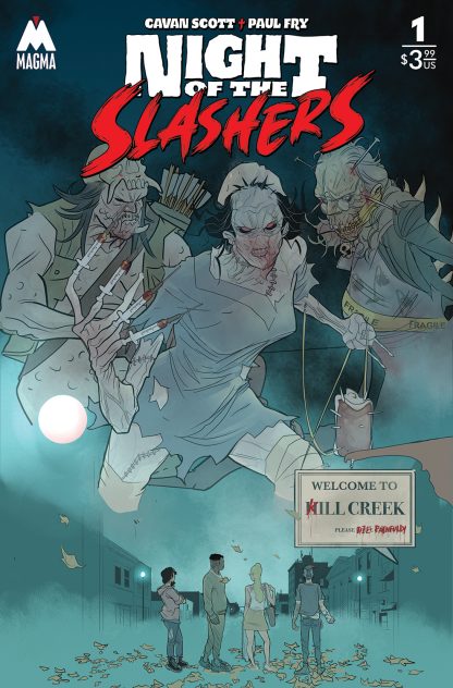 NIGHT OF THE SLASHERS (2024) #1 PAUL FRY REGULAR