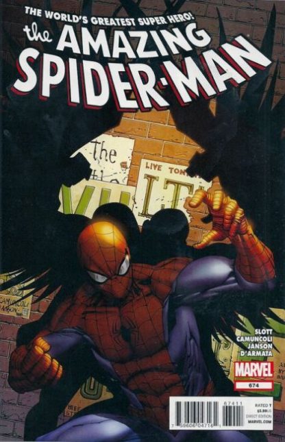 AMAZING SPIDER-MAN (1998) #674 GIUSEPPE CAMUNCOLI REGULAR