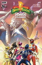 MIGHTY MORPHIN POWER RANGERS/USAGI YOJIMBO (2024) #1 TAURIN CLARKE REGULAR