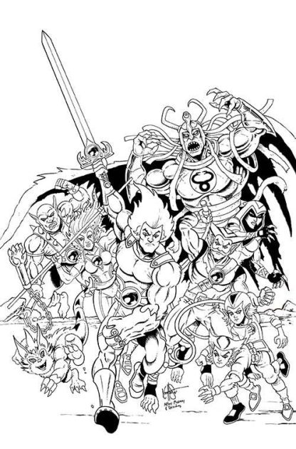 THUNDERCATS (2024) #7 KEN HAESER B&W VIRGIN VARIANT CVR ZA 1 IN 15