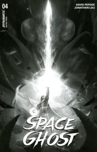 SPACE GHOST (2024) #4 FRANCESCO MATTINA B&W VARIANT CVR P 1 IN 7