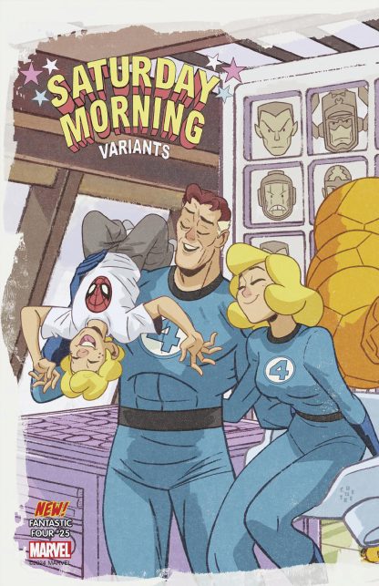 FANTASTIC FOUR (2022) #25 SEAN 'CHEEKS' GALLOWAY SATURDAY MORNING CONNECTING VARIANT