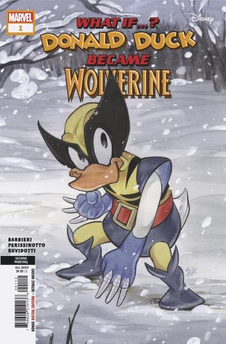 WHAT IF...? DONALD DUCK BECAME WOLVERINE (2024) #1 2ND PRINTING PEACH MOMOKO VARIANT