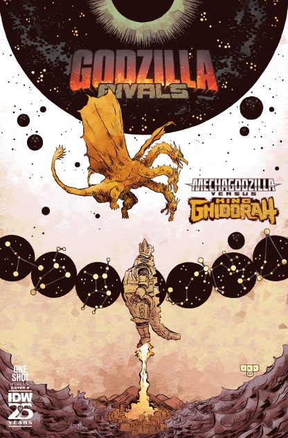 GODZILLA RIVALS: MECHAGODZILLA VS. KING GHIDORAH (2024) #1 JESSE LONERGAN VARIANT CVR B