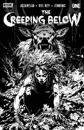 CREEPING BELOW (2024) #1 MIKE DEODATO JR. FOC REVEAL B&W VARIANT CVR F