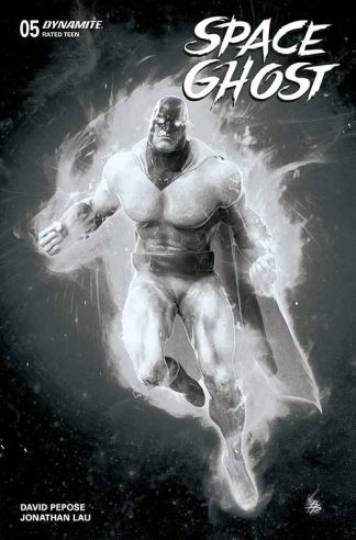 SPACE GHOST (2024) #5 BJÖRN BARENDS B&W VARIANT CVR O 1 IN 5