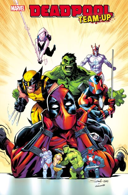 DEADPOOL TEAM-UP (2024) #1 JONAS SCHARF VARIANT 1 IN 25