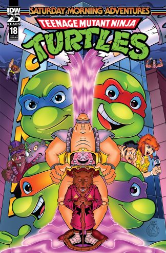 TEENAGE MUTANT NINJA TURTLES: SATURDAY MORNING ADVENTURES CONTINUED (2023) #18 RIK MACK VARIANT CVR B