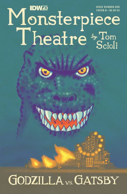 GODZILLA'S MONSTERPIECE THEATRE (2024) #1 TOM SCIOLI VARIANT CVR B