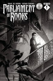 PARLIAMENT OF ROOKS (2024) #1 ABIGAIL JILL HARDING B&W VARIANT CVR B