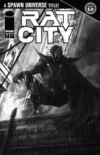 SPAWN RAT CITY (2024) #9 SETH ADAMS B&W VARIANT CVR C