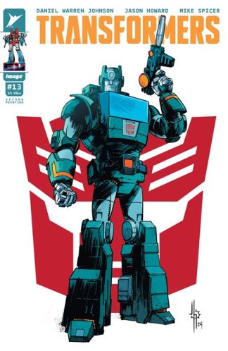 TRANSFORMERS (IMAGE) (2023) #13 2ND PRINTING JASON HOWARD AUTOBOT CVR B