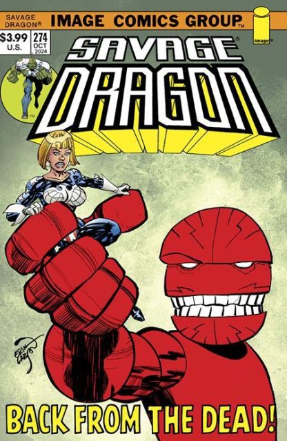 SAVAGE DRAGON (1993) #274 ERIK LARSEN 1970'S VARIANT CVR B