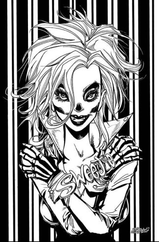 SWEETIE CANDY VIGILANTE (2024) #5 JEFF ZORNOW HALLOWEEN LINE ART VARIANT CVR J 1 IN 5