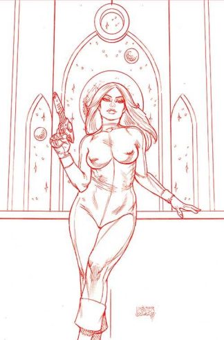 BARBARELLA (2024) #2 JOSEPH MICHAEL LINSNER LINE ART VARIANT CVR O 1 IN 10