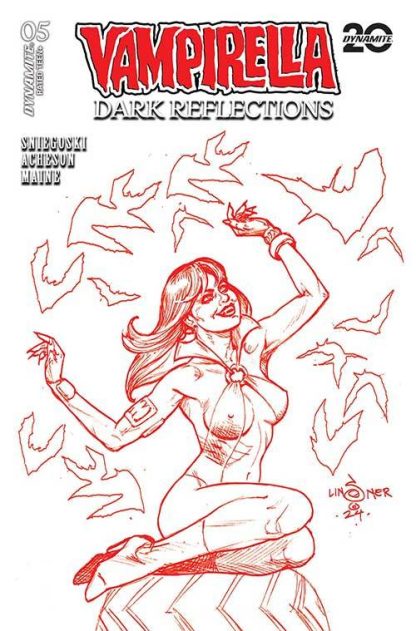 VAMPIRELLA: DARK REFLECTIONS (2024) #5 JOSEPH MICHAEL LINSNER LINE ART VARIANT CVR R 1 IN 11