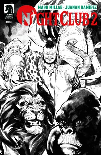 NIGHT CLUB II (2024) #4 JUANAN RAMÍREZ B&W VARIANT