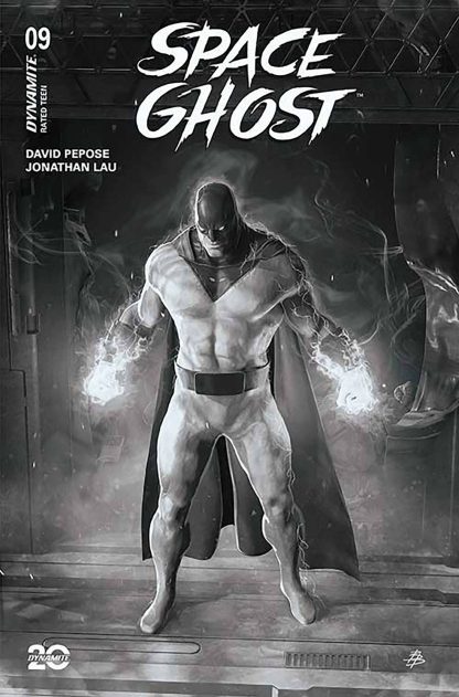 SPACE GHOST (2024) #9 BJÖRN BARENDS B&W VARIANT CVR N 1 IN 5