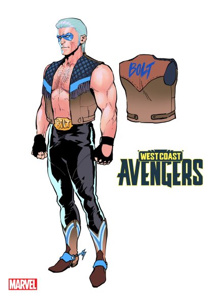 WEST COAST AVENGERS (2024) #1 DANNY KIM DESIGN VARIANT 1 IN 10