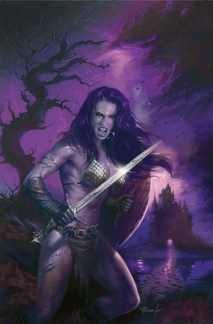 RED SONJA (2023) #18 LUCIO PARRILLO ULTRAVIOLET VIRGIN VARIANT CVR M 1 IN 5