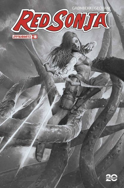 RED SONJA (2023) #18 BJÖRN BARENDS B&W VARIANT CVR N 1 IN 7