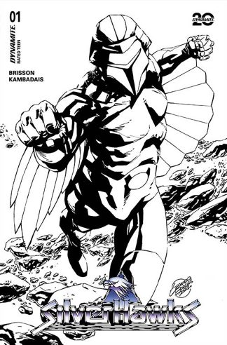 SILVERHAWKS (2025) #1 GERALDO BORGES B&W VARIANT CVR ZQ 1 IN 7