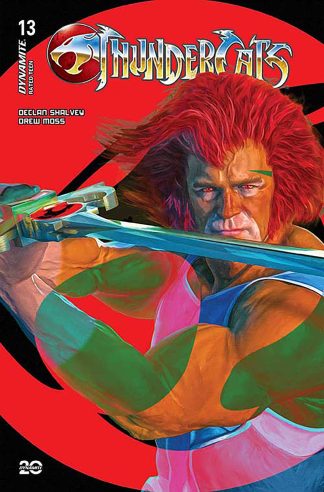 THUNDERCATS (2024) #13 MARK SPEARS RED BACKGROUND FOIL VARIANT CVR ZA 1 IN 7