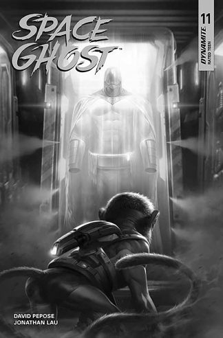 SPACE GHOST (2024) #11 FRANCESCO MATTINA B&W VARIANT CVR N 1 IN 7