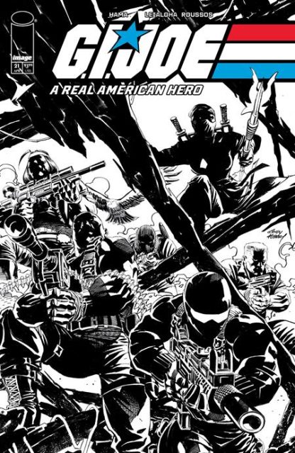 G.I. JOE: A REAL AMERICAN HERO: SILENT MISSIONS EDITION (2025) #21 ANDY KUBERT B&W VARIANT CVR C 1 IN 10