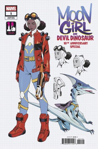 MOON GIRL & DEVIL DINOSAUR: 10TH ANNIVERSARY SPECIAL (2025) #1 ANAND RAMCHERON DESIGN VARIANT 1 IN 10