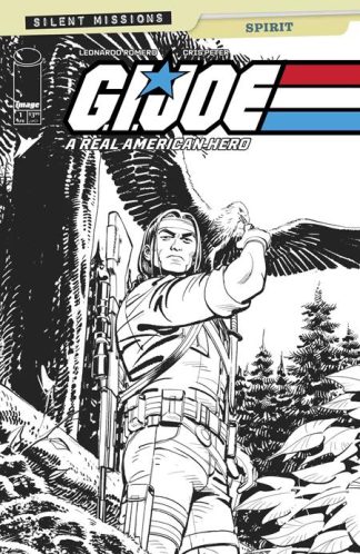G.I. JOE: A REAL AMERICAN HERO: SPIRIT (2025) #1 LEONARDO ROMERO B&W VARIANT CVR C 1 IN 10